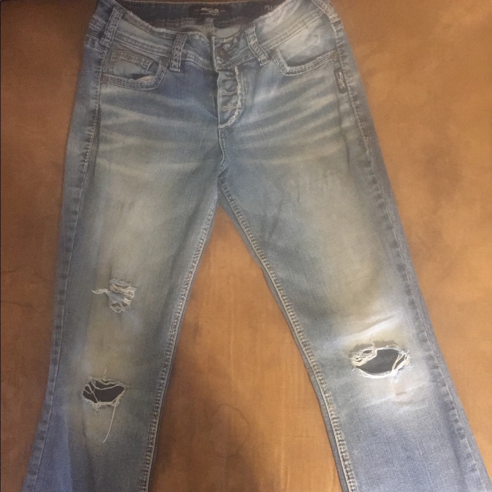 Silver jeans